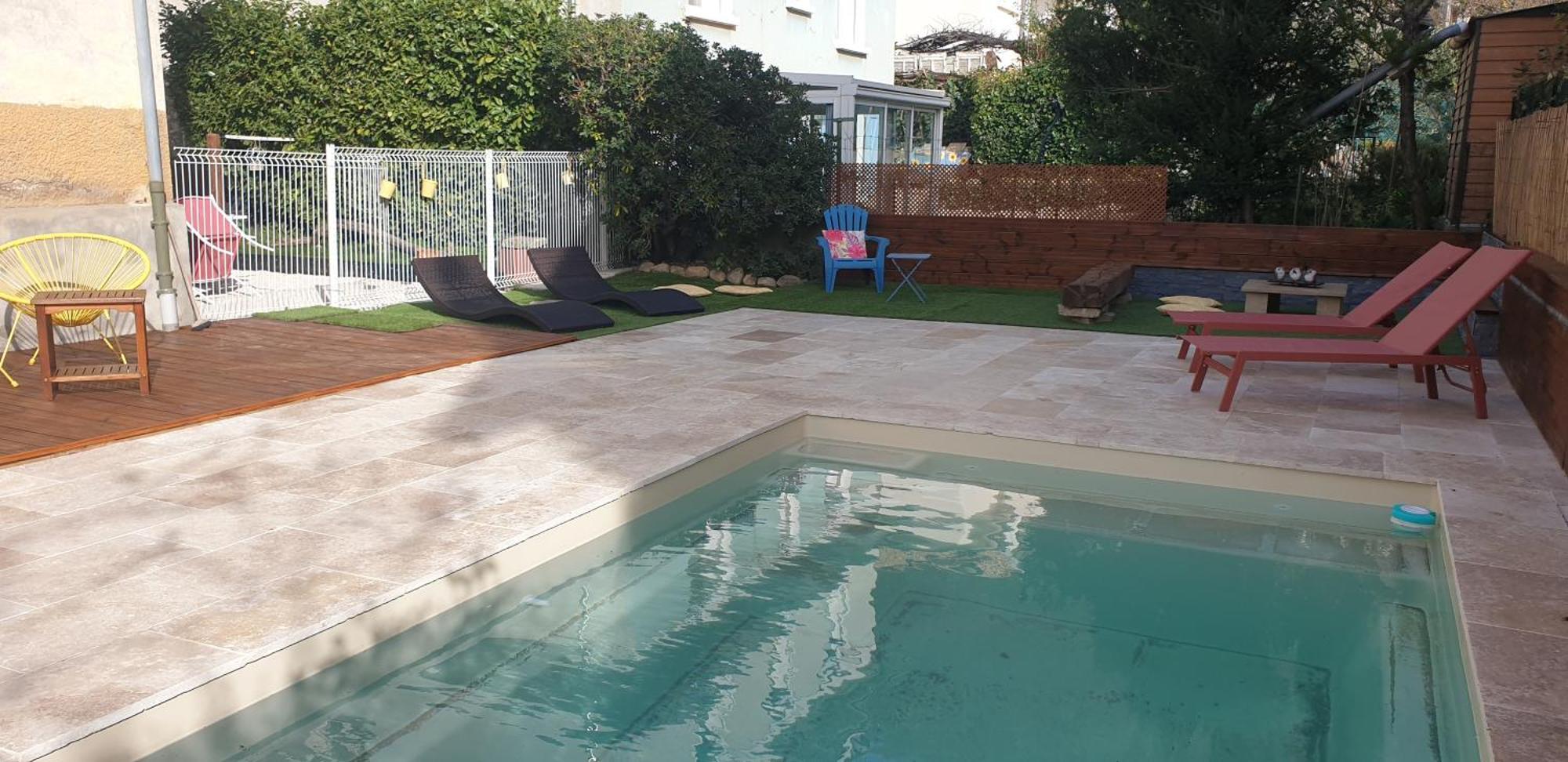 Charmant T3 Avec Piscine Digne-les-Bains Esterno foto