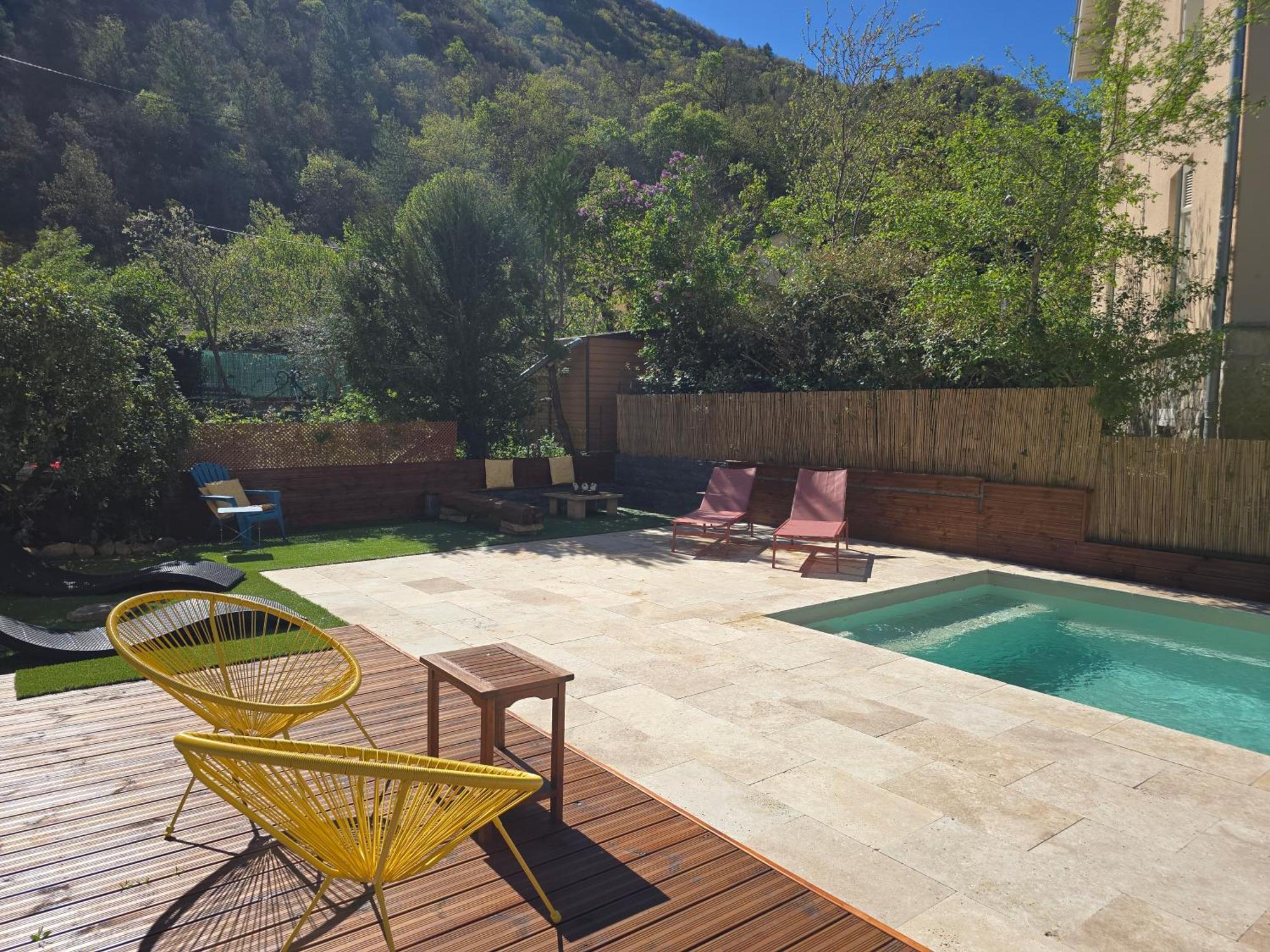 Charmant T3 Avec Piscine Digne-les-Bains Esterno foto